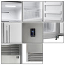 Forno 5-Piece Pro Appliance Package - 30-Inch Gas Range, 60-Inch Pro-Style Refrigerator, Wall Mount Hood with Backsplash, 24-Inch Microwave Drawer, & 3-Rack Dishwasher in Stainless Steel