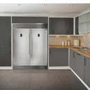 Forno 2-Piece Appliance Package - 36-Inch Dual Fuel Range  & 60-Inch Pro-Style Refrigerator in Stainless Steel