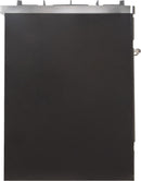 ILVE 30" Majestic II Dual Fuel Range with 5 Burners - 2.3 cu. ft. Oven - Chrome Trim in Matte Graphite (UM30DNE3MGC) Ranges ILVE 