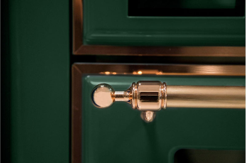 ILVE 30" Majestic II Dual Fuel Range with 5 Burners - 2.3 cu. ft. Oven - Copper Trim in Emerald Green (UM30DNE3EGP) Ranges ILVE 