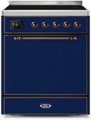 ILVE 30" Majestic II induction Range with 4 Elements - 2.3 cu. ft. Oven - Blue (UMI30QNE3MBB) Ranges ILVE 
