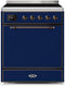 ILVE 30-Inch Majestic II induction Range with 4 Elements - 4 cu. ft. Solid Door Oven - Blue (UMI30QNE3MBB)