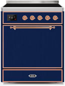 ILVE 30" Majestic II induction Range with 4 Elements - 2.3 cu. ft. Oven - Blue (UMI30QNE3MBP) Ranges ILVE 