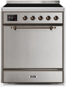ILVE 30" Majestic II induction Range with 4 Elements - 2.3 cu. ft. Oven - Stainless Steel (UMI30QNE3SSB) Ranges ILVE 