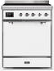 ILVE 30-Inch Majestic II induction Range with 4 Elements - 4 cu. ft. Solid Door Oven - White (UMI30QNE3WHC)
