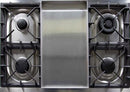 ILVE 36" Majestic II Dual Fuel Range with 6 Burners and Griddle - 3.5 cu. ft. Oven - Copper Trim in White (UM09FDNS3WHP) Ranges ILVE 