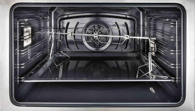 ILVE 40" Majestic II Dual Fuel Range with 6 Sealed Burners and Griddle - 3.82 cu. ft. Oven - Brass Trim in White (UMD10FDNS3WHG) Ranges ILVE 