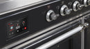 ILVE 40" Majestic II induction Range with 6 Elements - 3.82 cu. ft. Oven - Chrome Trim in Glossy Black (UMDI10NS3BKC) Ranges ILVE 
