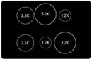 ILVE 40" Majestic II induction Range with 6 Elements - 3.82 cu. ft. Oven - Chrome Trim in Glossy Black (UMDI10NS3BKC) Ranges ILVE 