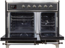 ILVE 40" Majestic II induction Range with 6 Elements - 3.82 cu. ft. Oven - Chrome Trim in Matte Graphite (UMDI10NS3MGC) Ranges ILVE 