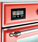 ILVE 48" Majestic II Dual Fuel Range with 8 Burners and Griddle - 5.02 cu. ft. Oven - Chrome Trim in Glossy Black (UM12FDNS3BKC) Ranges ILVE 