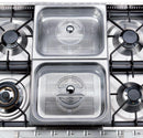 ILVE Stainless Steel Steam Cooker Basins (G00202) Range Accessories ILVE 