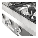 ILVE Professional Plus II 48-Inch Built-In Natural Gas Rangetop with Griddle in Stainless Steel (UHCP48FSS)