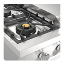 ILVE Professional Plus II 36-Inch Built-In Propane Gas Rangetop with Griddle in Stainless Steel (UHCP36FSSLP)