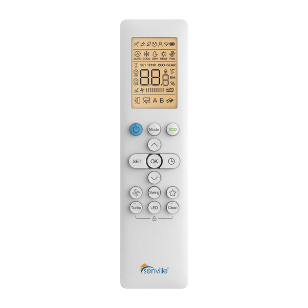 Senville Remote Control for LETO Series, Y Series (AR2022-IRY)