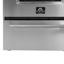 Forno 24-Inch Pro Style Gas Range with 4 Burners in Stainless Steel (FFSGS6290-24)