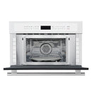 Forno Oliena Espresso 30-Inch 1.6 Cu.ft Microwave Oven in White with Stainless Steel Handle (FMWDR3093-30WHT)