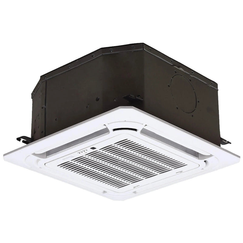Senville 24K BTU Mini Split with 20.7 SEER2, 230V Ductless Air Conditioner and Heat Pump Condenser with Ceiling Cassette Air Handler (SENA-24HF-IC)