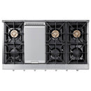 Thor Kitchen 2-Piece Pro Appliance Package - 48-Inch Cooktop with Liquid Propane Kit & Wall Oven in Stainless Steel
