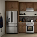 Thor Kitchen A-Series 4-Piece Appliance Package - 30-Inch Gas Range, Refrigerator with Water Dispenser, Dishwasher, and Microwave in Stainless Steel