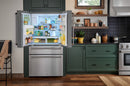 Thor Kitchen 4-Piece Pro Appliance Package - 36-Inch Gas Range with Liquid Propane Kit, Refrigerator with Water Dispenser, Dishwasher, & Microwave Drawer in Stainless Steel