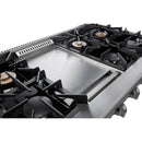 Thor Kitchen 4-Piece Pro Appliance Package - 48-Inch Cooktop with Liquid Propane Kit, Wall Oven, Dishwasher & Refrigerator in Stainless Steel