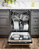 Thor Kitchen 5-Piece Appliance Package - 36-Inch Gas Range with Liquid Propane Kit, French Door Refrigerator, Pro-Style Wall Mount Hood, Dishwasher, and Microwave Drawer in Stainless Steel