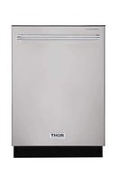 Thor Kitchen 5-Piece Pro Appliance Package - 36-Inch Cooktop with Liquid Propane Kit, Wall Oven, Under Cabinet Hood, Dishwasher & Refrigerator in Stainless Steel