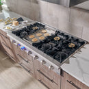 Thor Kitchen 5-Piece Pro Appliance Package - 48-Inch Rangetop with Liquid Propane Kit, Wall Oven, Pro Wall Mount Hood, Dishwasher & Refrigerator with Water Dispenser in Stainless Steel