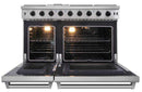 Thor Kitchen 6-Piece Appliance Package - 48-Inch Gas Range with Liquid Propane Kit, French Door Refrigerator, Pro Wall Mount Hood, Dishwasher, Microwave Drawer, and Wine Cooler in Stainless Steel