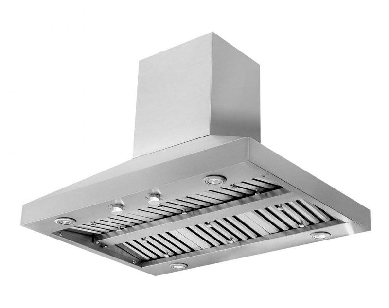 Victory Twister 36-Inch 750 CFM Island Range Hood in Stainless Steel (Twister-Island-36)