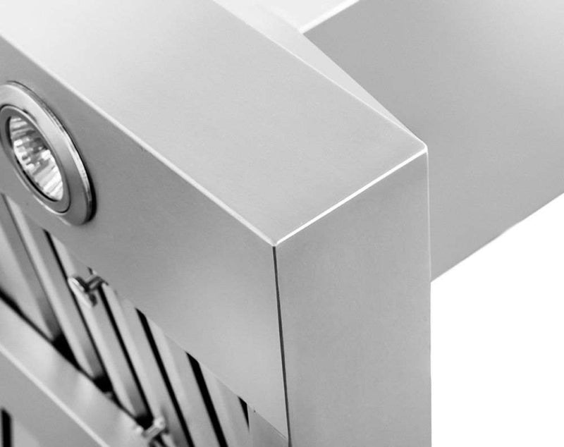 Victory Twister 36-Inch 750 CFM Island Range Hood in Stainless Steel (Twister-Island-36)