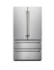 Thor Kitchen 6-Piece Pro Appliance Package - 36" Gas Range, French Door Refrigerator, Under Cabinet Hood, Dishwasher, Microwave Drawer, & Wine Cooler in Stainless Steel