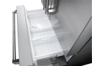 Thor Kitchen 5-Piece Appliance Package - 36" Gas Range, French Door Refrigerator, Wall Mount Hood, Dishwasher, and Microwave Drawer in Stainless Steel