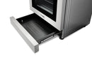Thor Kitchen 5-Piece Appliance Package - 30-Inch Gas Range with Tilt Panel, Refrigerator with Water Dispenser, Under Cabinet Hood, Dishwasher, & Microwave Drawer in Stainless Steel