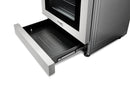 Thor Kitchen 5-Piece Appliance Package - 30" Gas Range with Tilt Panel, French Door Refrigerator, Wall Mount Hood, Dishwasher, and Microwave Drawer in Stainless Steel