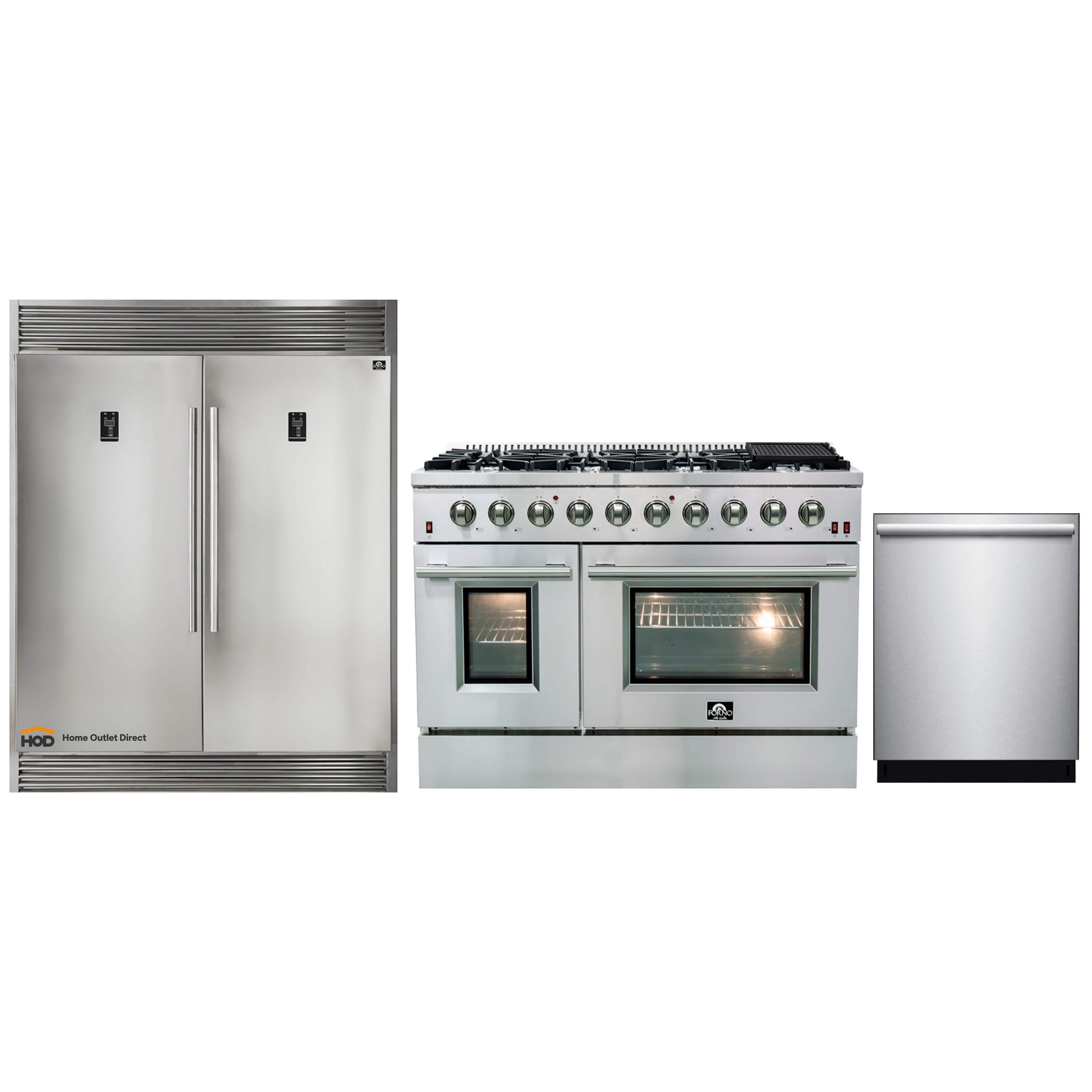 Forno 3-Piece Appliance Package - 48