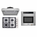 Thor Kitchen 3-Piece Pro Appliance Package - 30" Cooktop, Wall Oven & Under Cabinet Hood in Stainless Steel