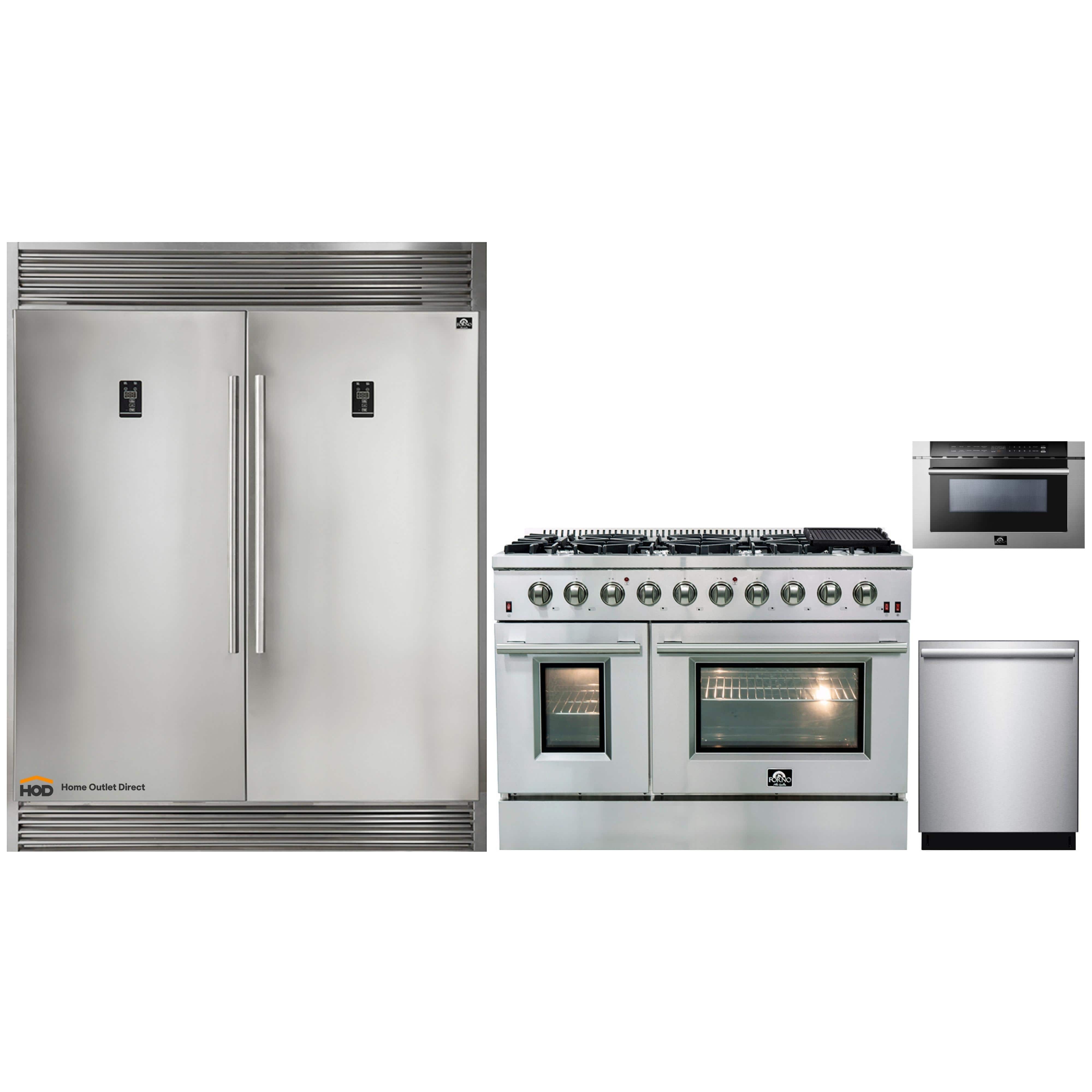 Forno 4-Piece Appliance Package - 48