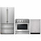 Thor Kitchen 3-Piece Appliance Package - 36" Electric Range, French Door Refrigerator, and Dishwasher in Stainless Steel