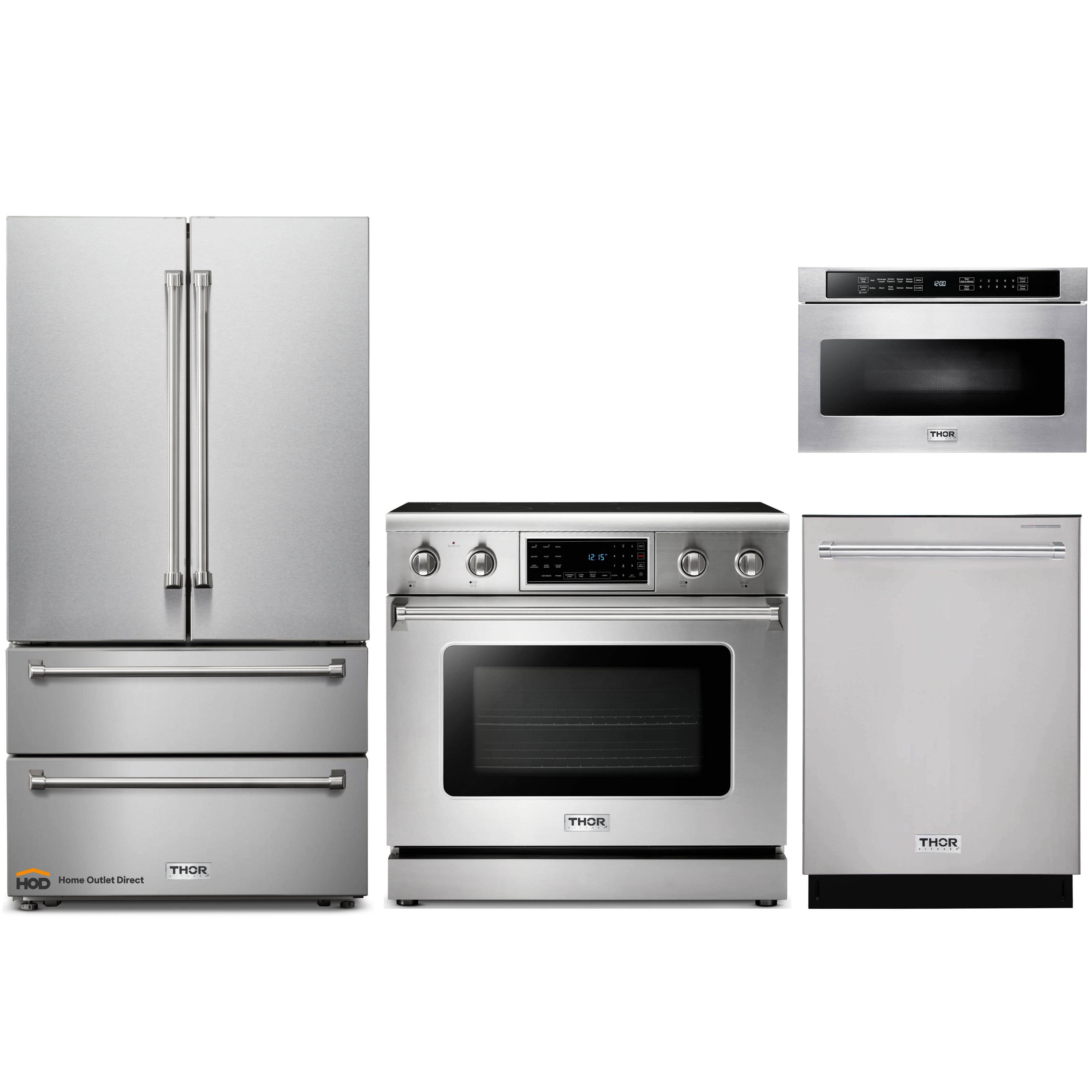 Thor Kitchen 4-Piece Appliance Package - 36