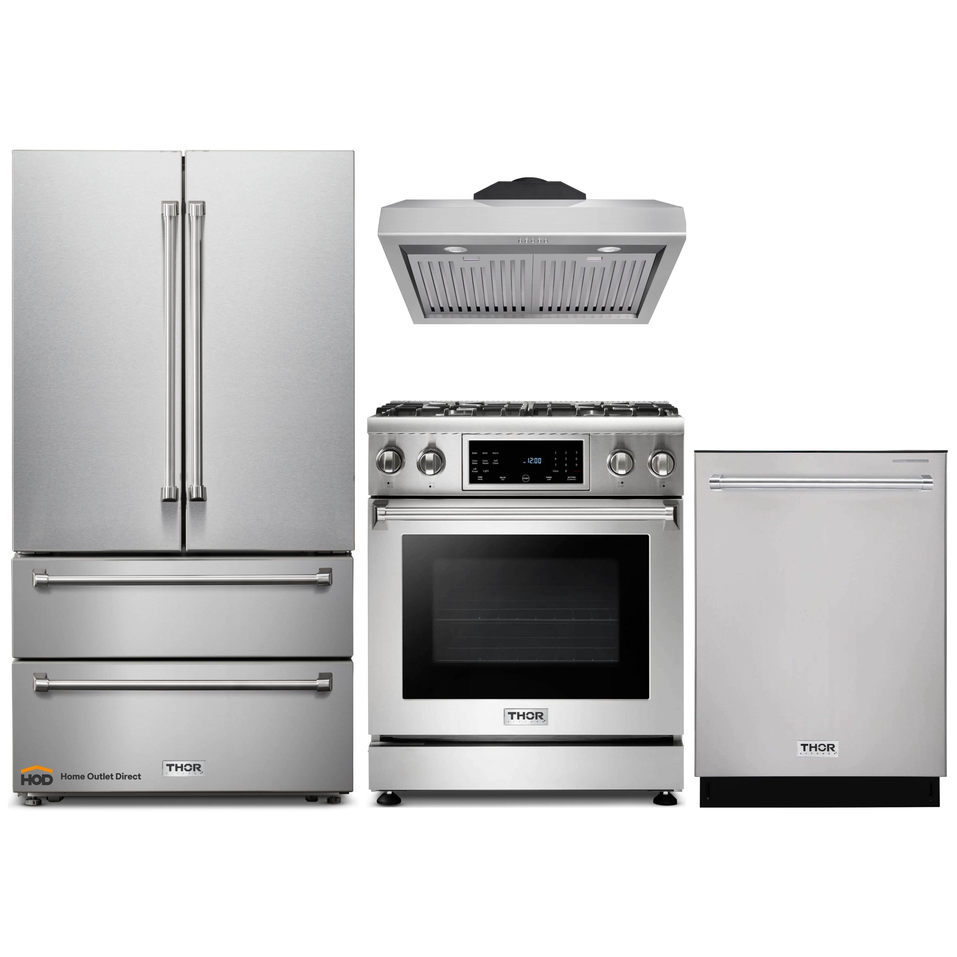 Thor Kitchen 4-Piece Appliance Package - 30