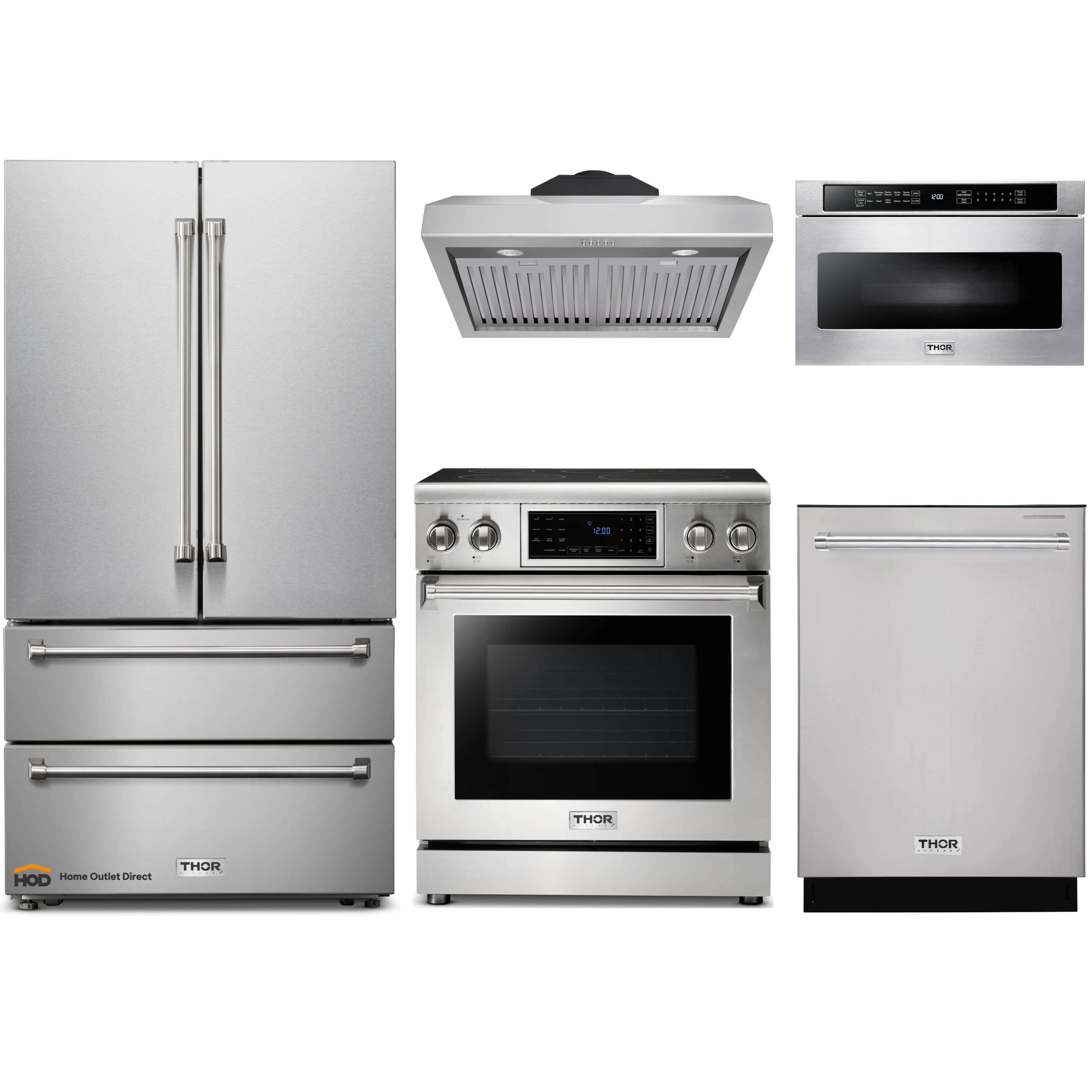 Thor Kitchen 5-Piece Appliance Package - 30