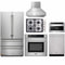 Thor Kitchen 6-Piece Pro Appliance Package - 30" Cooktop, Wall Oven, Wall Mount Hood, Dishwasher, Refrigerator & Microwave Drawer in Stainless Steel