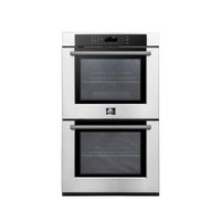 Forno Villarosa 30-Inch Convection Double Electric Wall Oven in Stainless Steel (FBOEL1365-30)