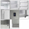 Forno 28" Rizzuto 13.8 cu.ft. Pro-Style Dual Combination Refrigerator & Freezer with 4" Grill Trim Kit in Stainless Steel (FFFFD1933-32RS)