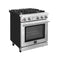 Forno Alta Qualita 30" Gas Range with 4 Burners in Stainless Steel (FFSGS6228-30S)