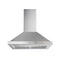Forno 30" Taranto Wall Mount Range Hood in Stainless Steel with 350 CFM Motor (FRHWM5002-30)
