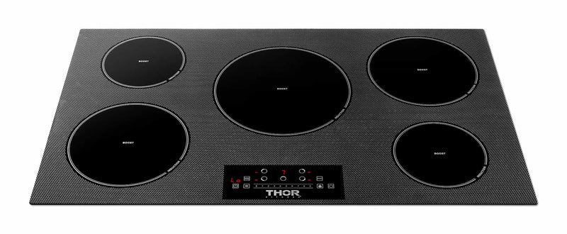 Thor Kitchen 36" Built-In Induction Cooktop with 5 Elements (TIH36)