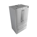 Forno 3-Piece Appliance Package - 36" Gas Range, French Door Refrigerator, and Dishwasher in Stainless Steel Appliance Package Forno 